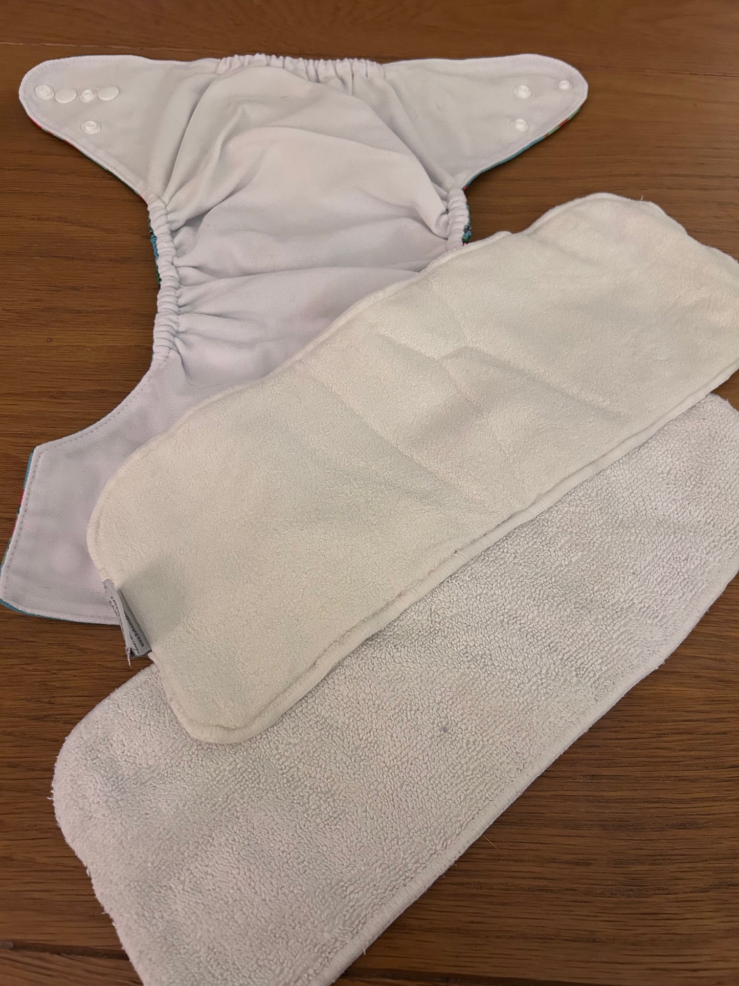 Alva baby pocket nappy with 2 inserts (003)