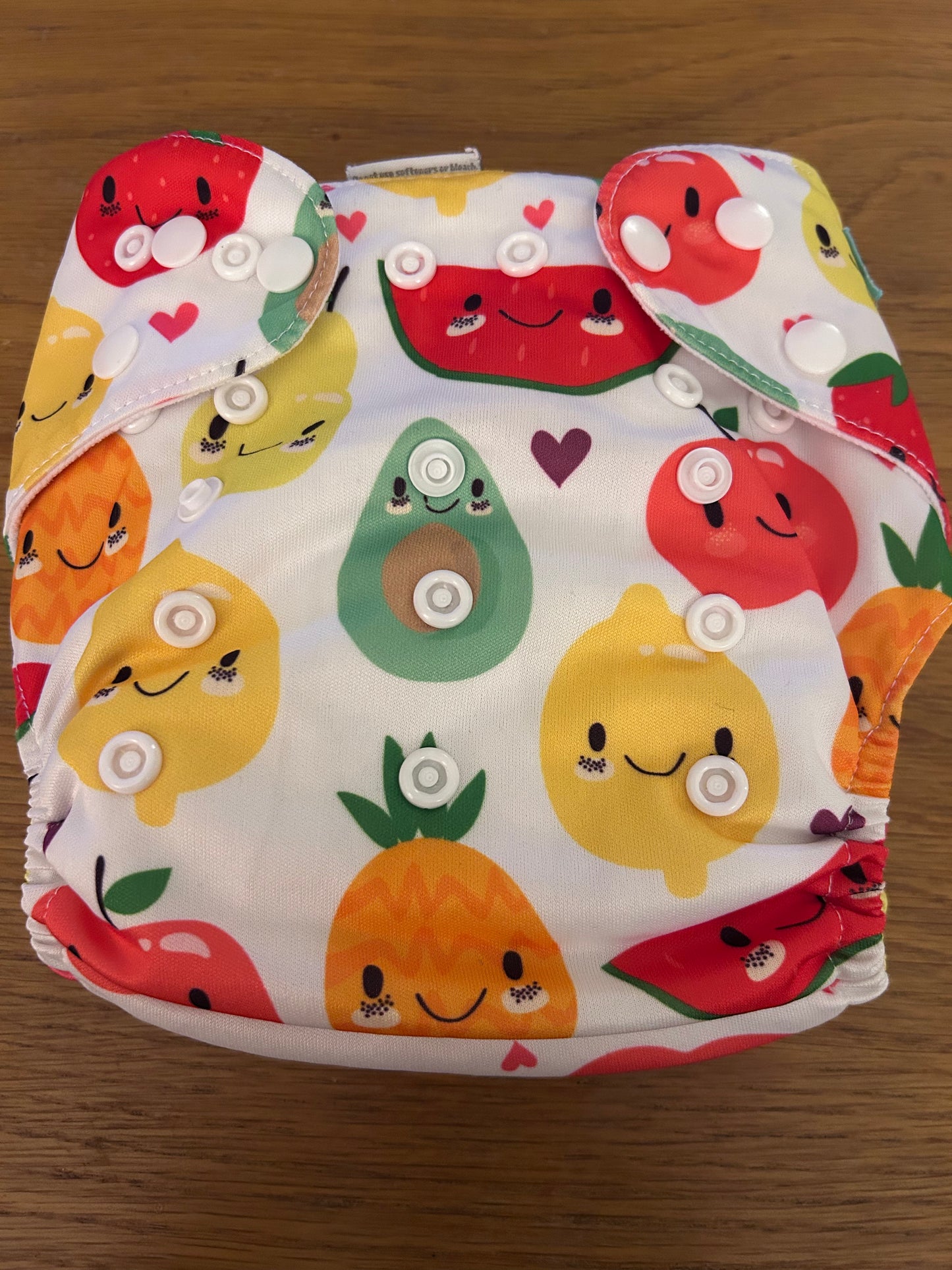 Alva baby pocket nappy with 2 inserts (003)