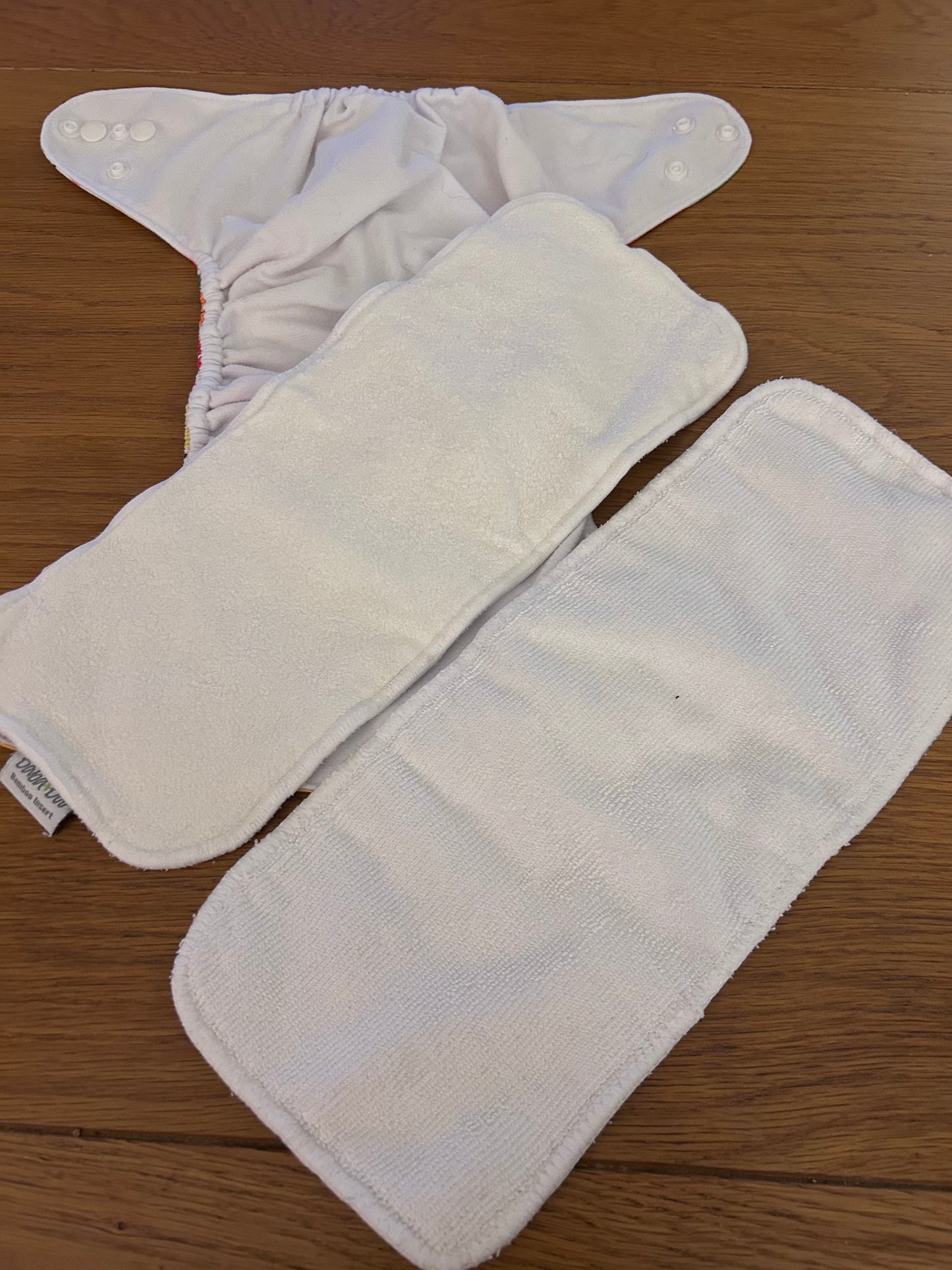 Alva baby pocket nappy with 2 inserts (003)