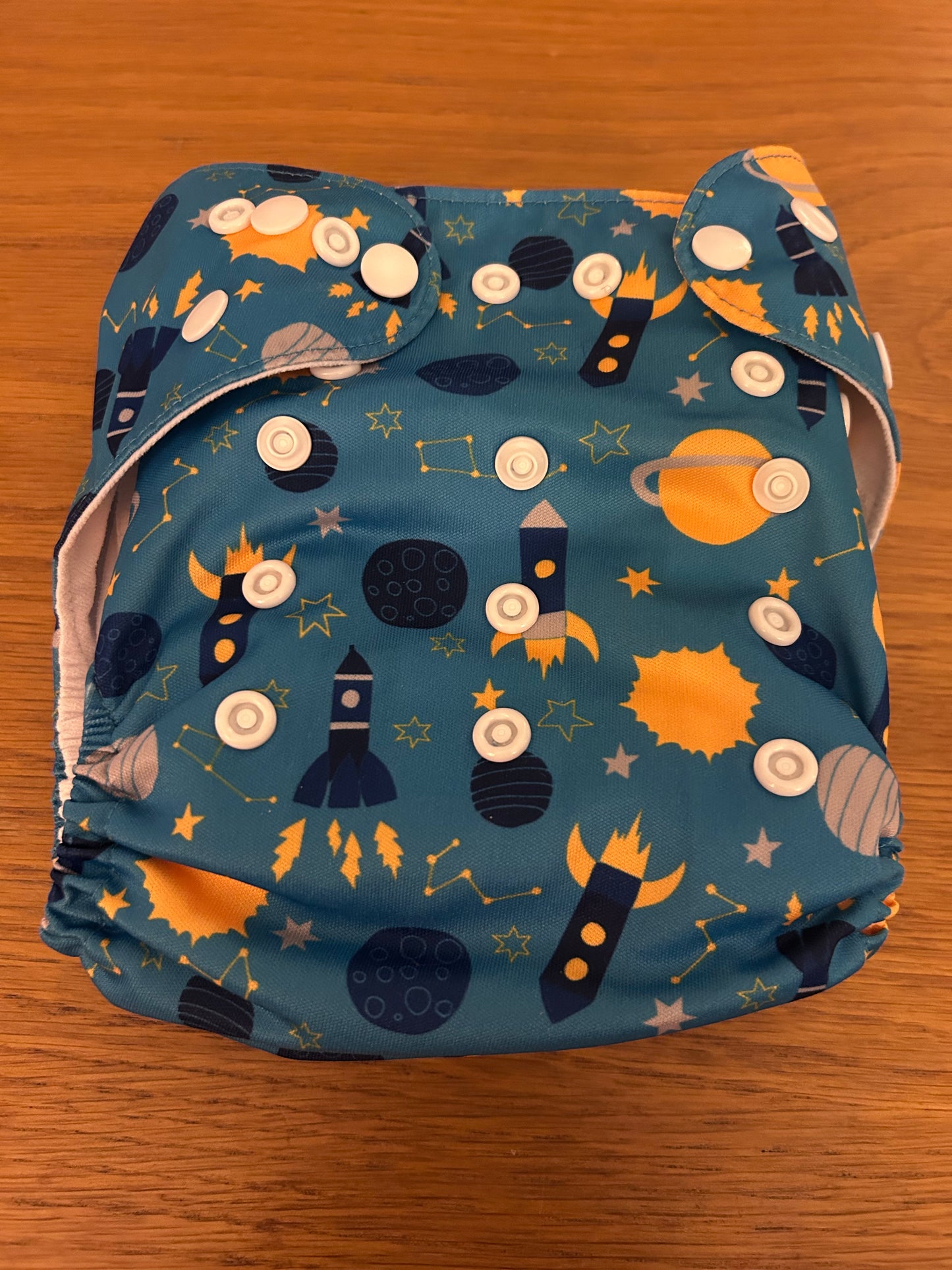 Alva baby pocket nappy with 2 inserts (003)