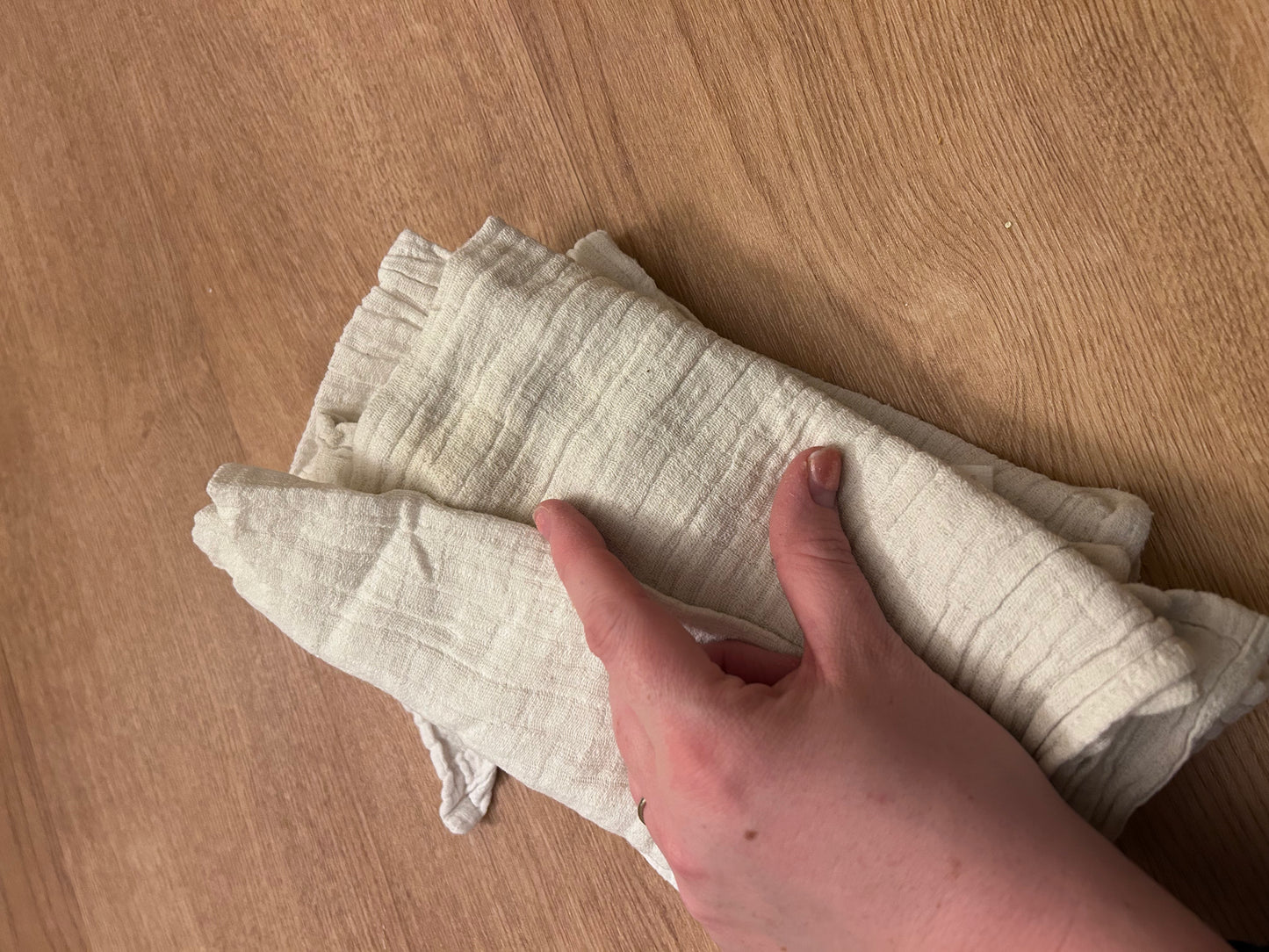 White flat nappy bundle (063)