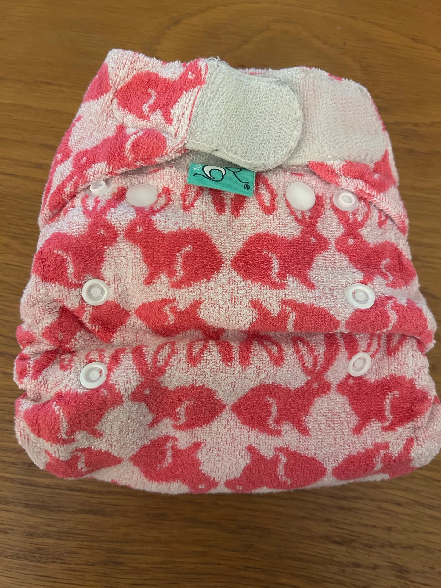 TotsBots  - Fitted Nappy bamboozle size 2 (003)