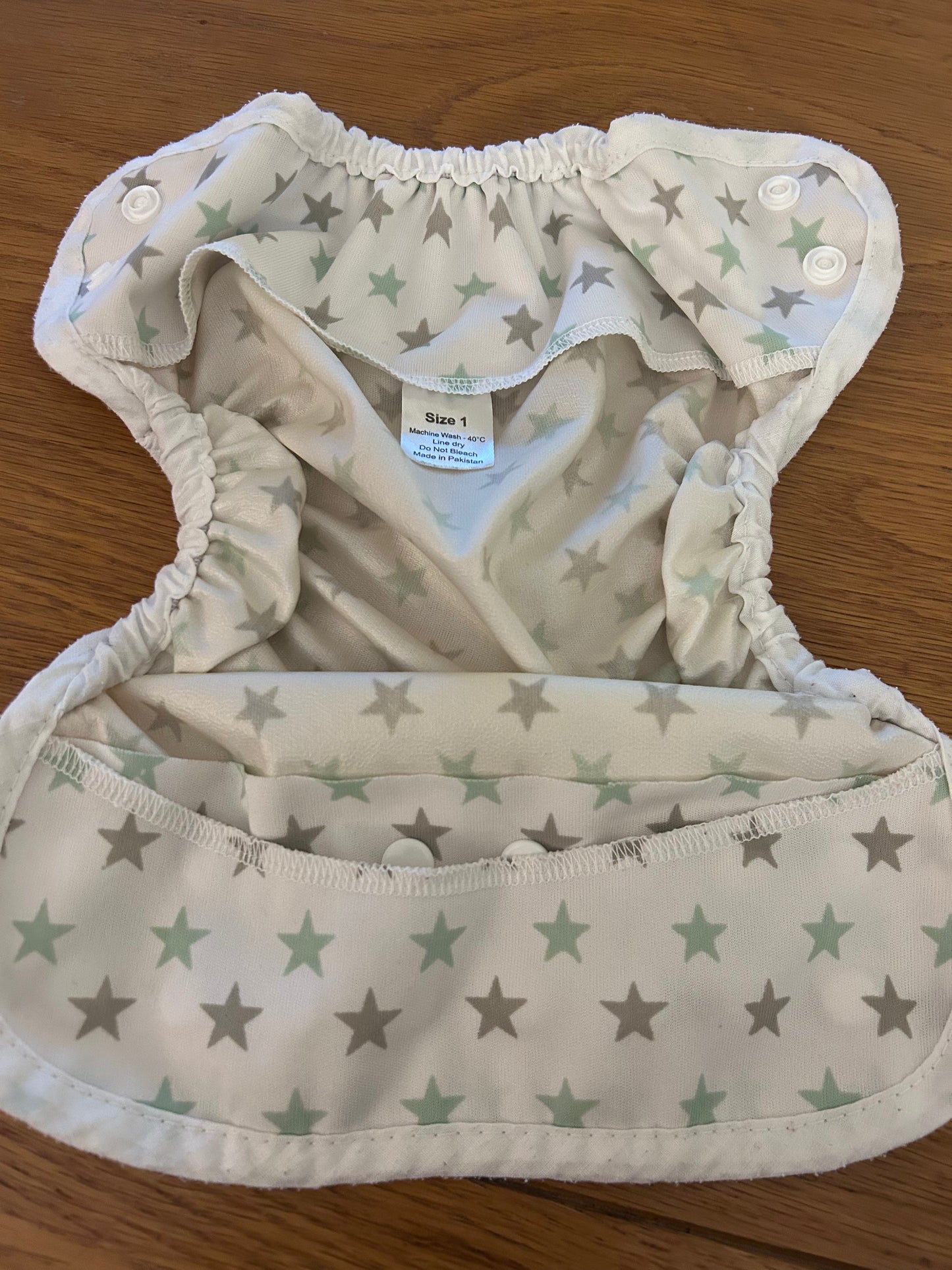Muslinz size 1 nappy wrap (#086)