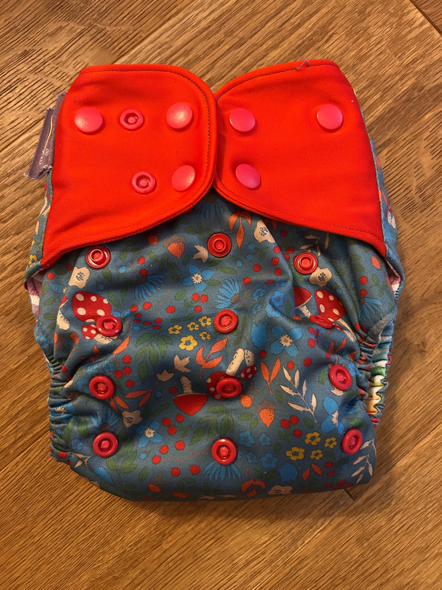 Little LoveBum - Popper and Pocket Sherwood nappy (003)