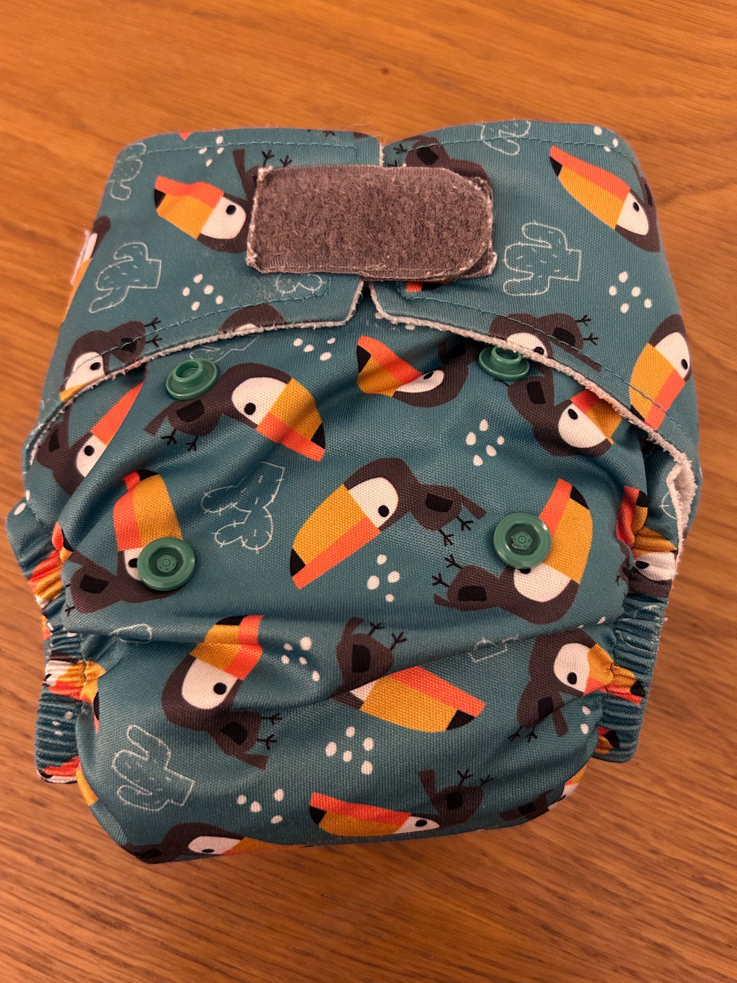 Baba and Boo newborn pocket nappy.  (#090)