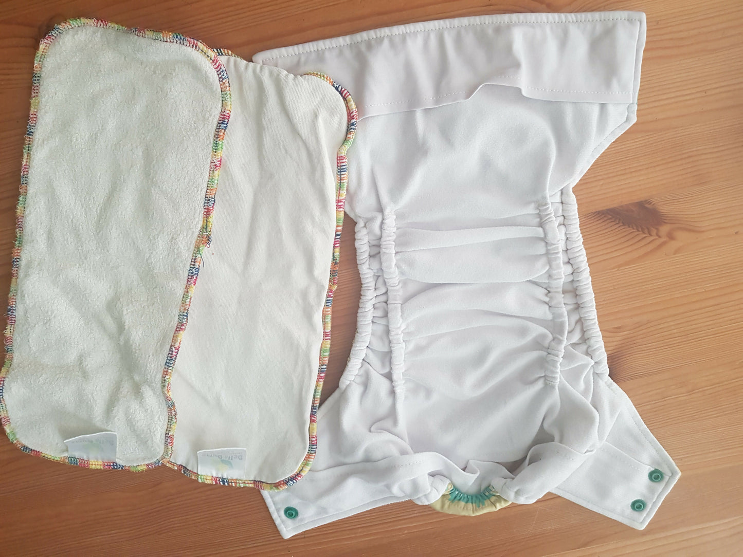 bells bumz pocket nappy with original insert and extra insert