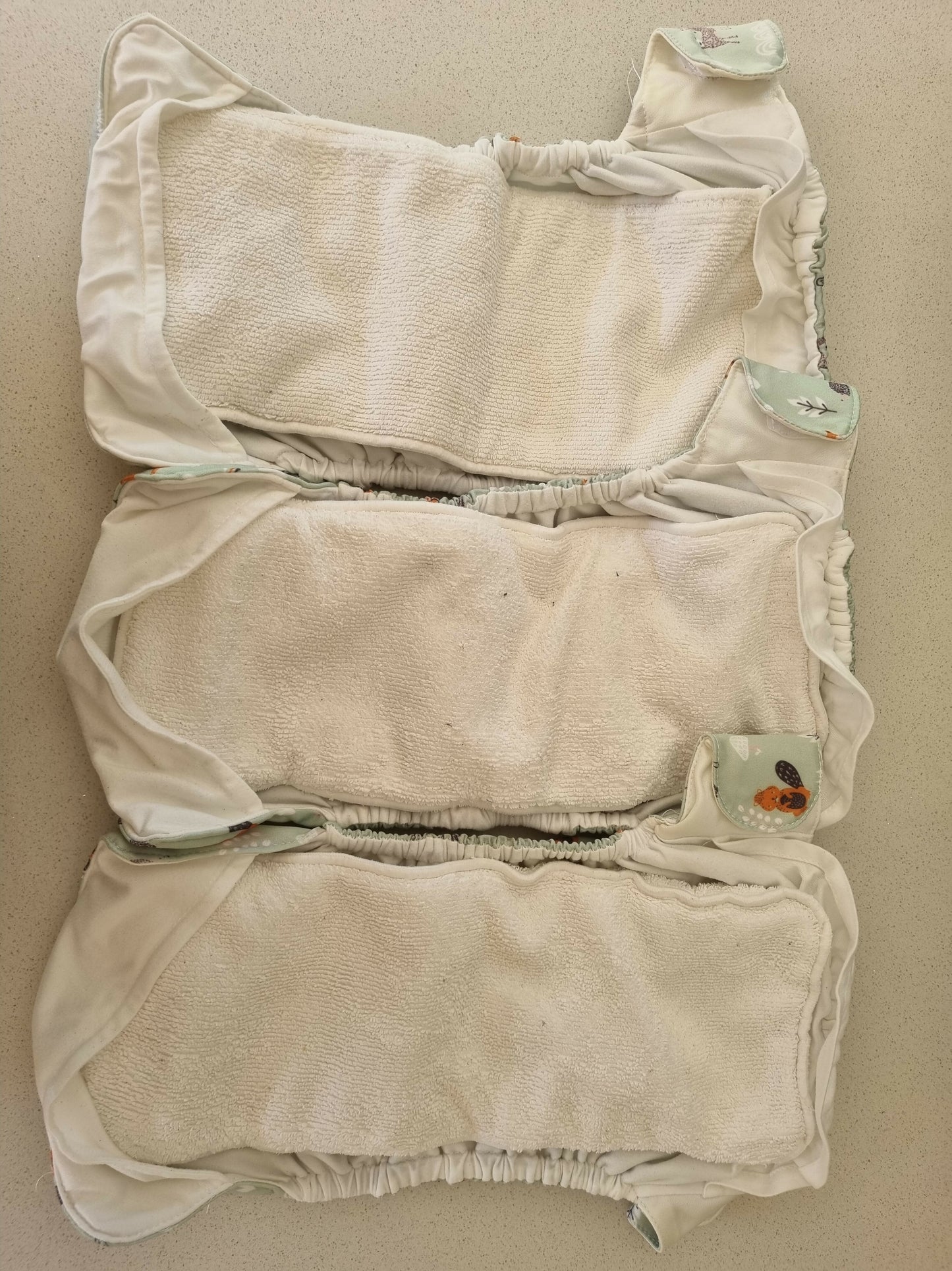 10 x Mamia all in one nappies