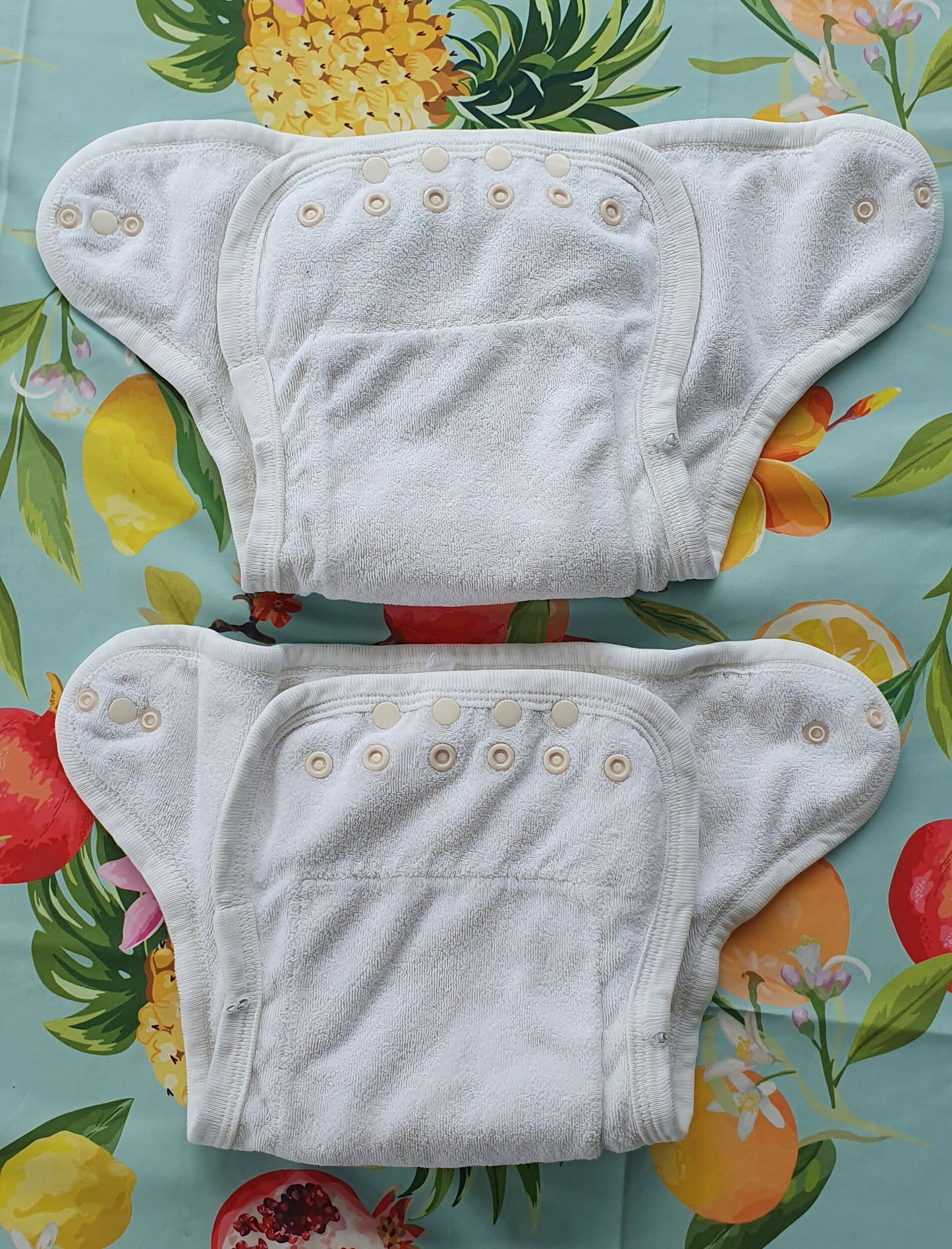 x2 MotherEase One Size Fitted Nappy