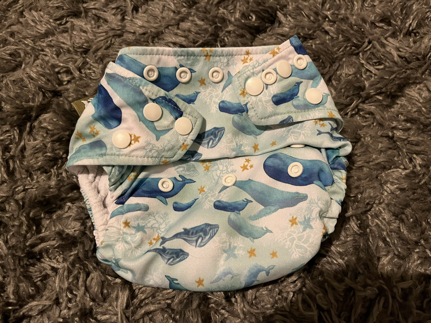 Little Lamb one size pocket nappy shell