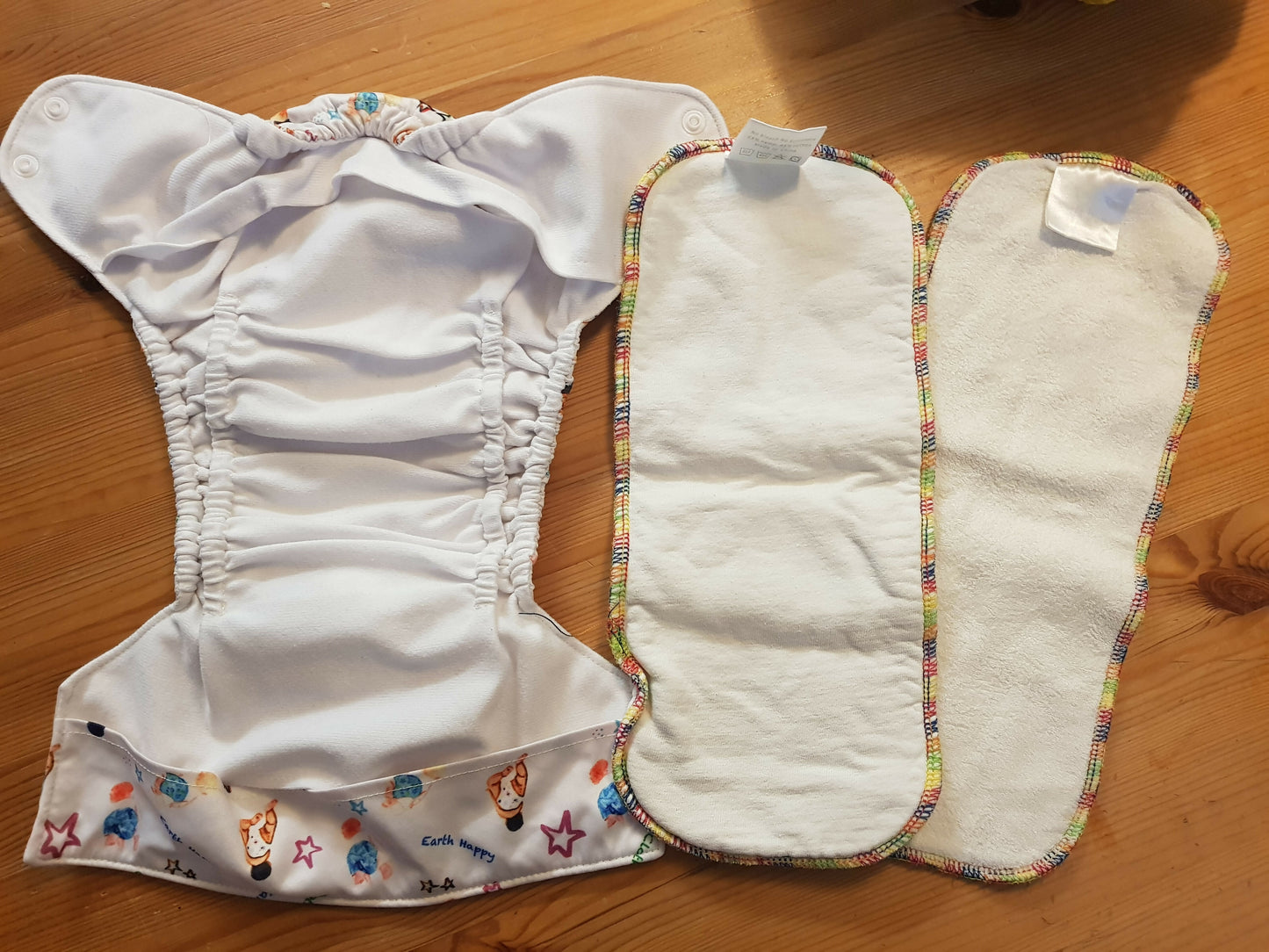 bells bumz pocket nappy with original insert and extra insert