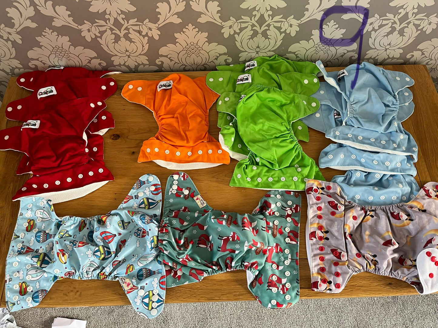 Various pocket nappies