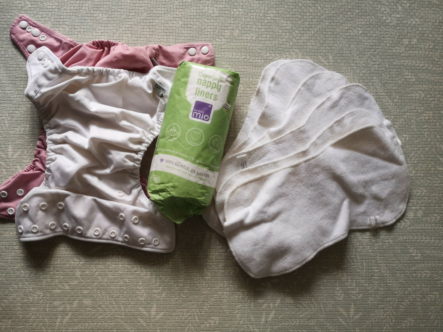 Onesize pocket nappy bundle