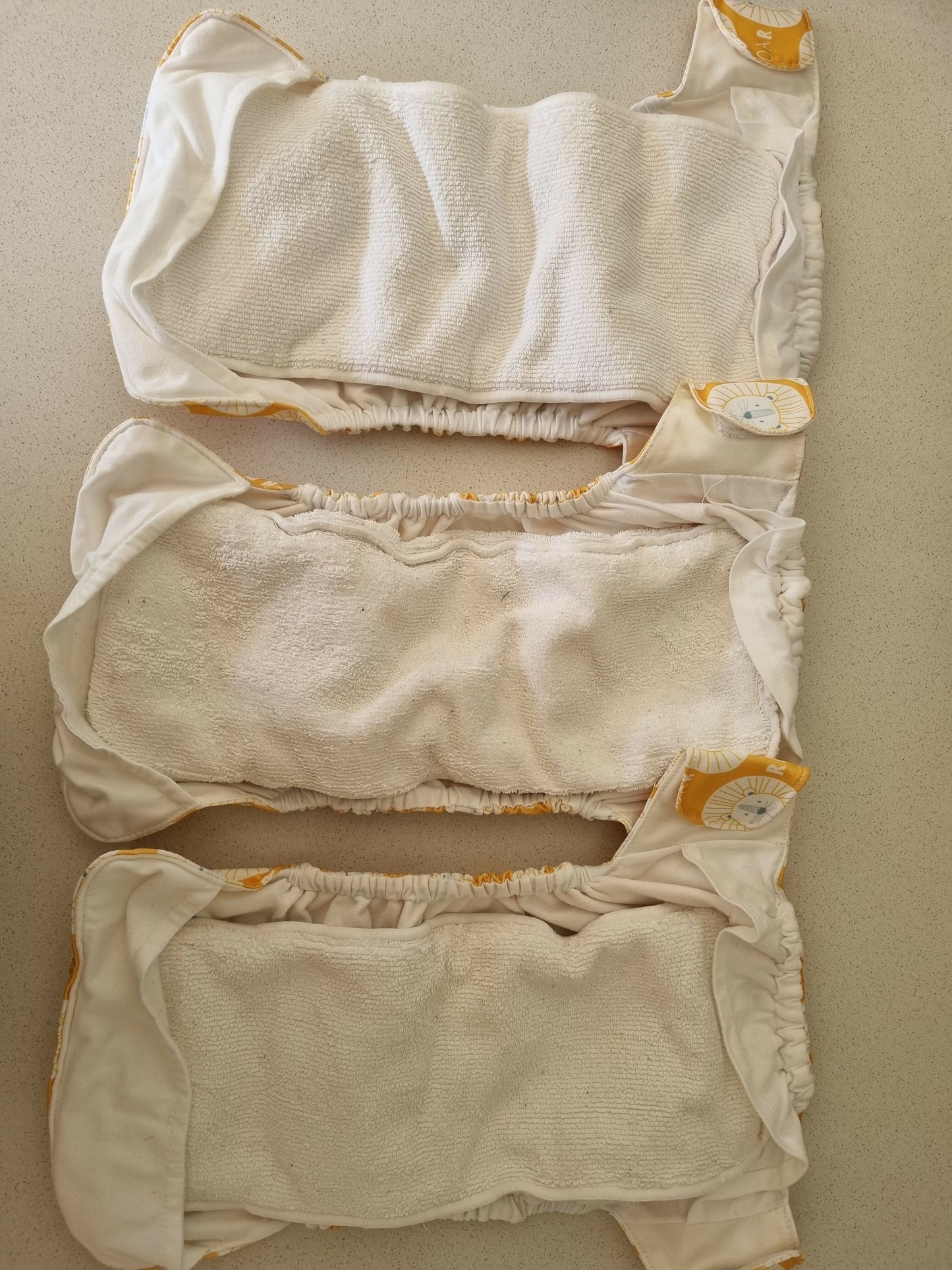 10 x Mamia all in one nappies