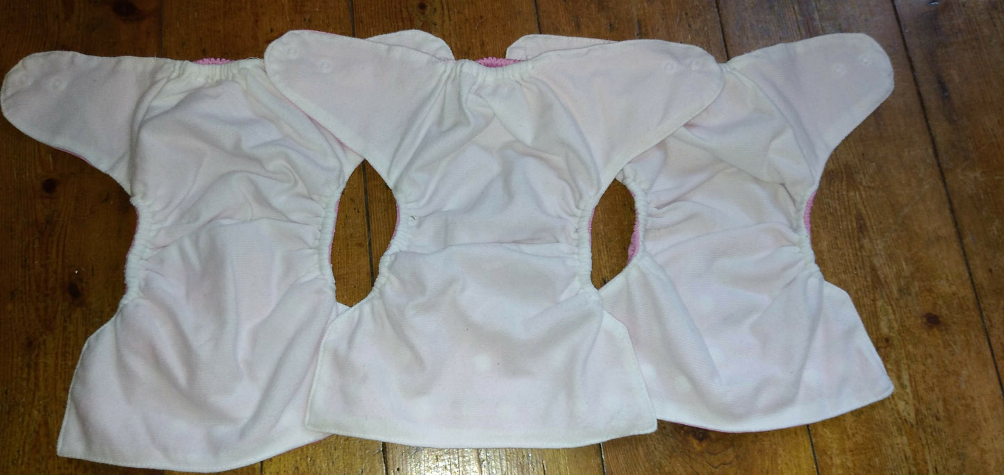 15 Reusable nappies cloth diaper with boosters and liner sheets