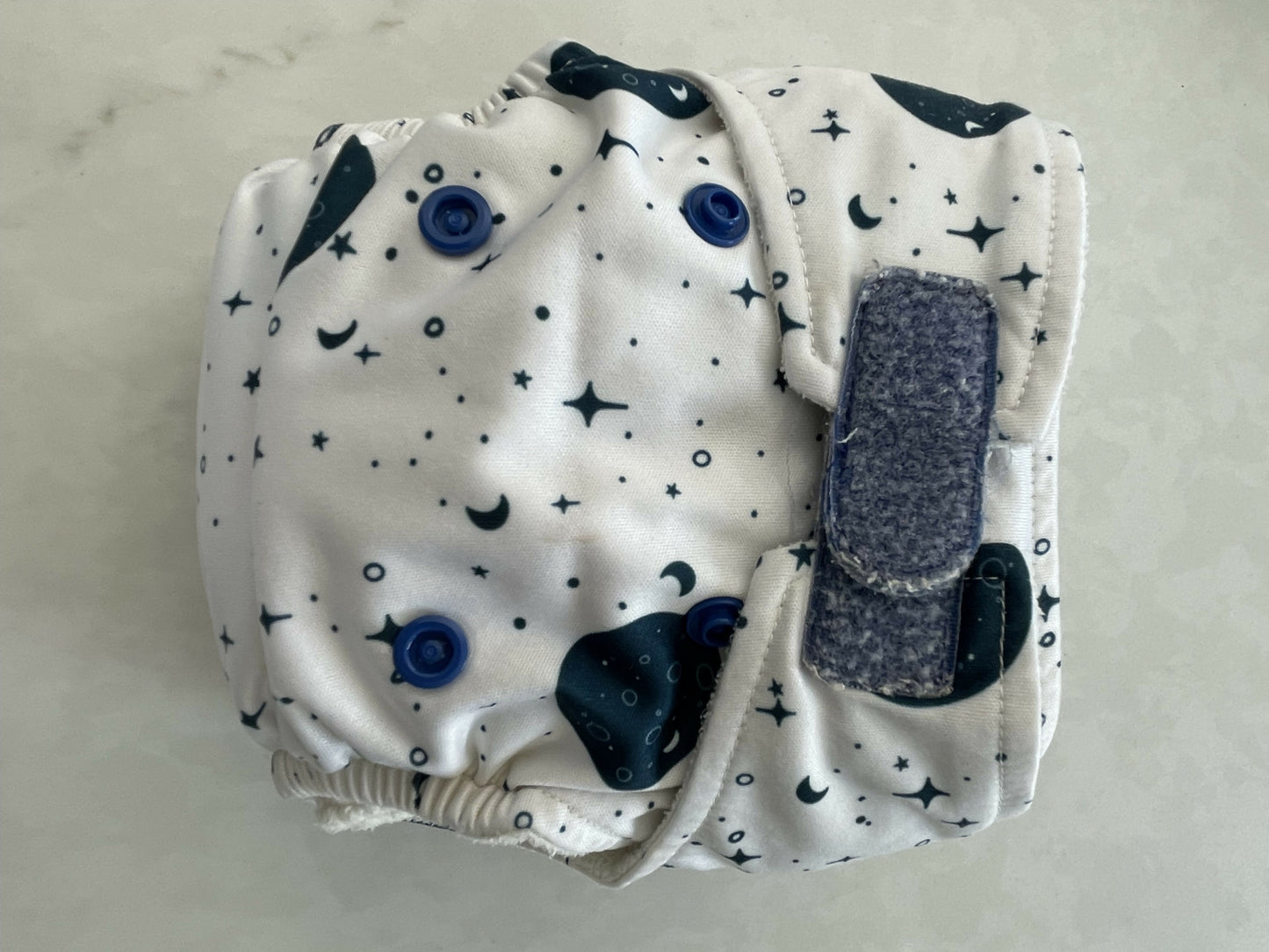 Baba and boo new born pocket nappy - universe