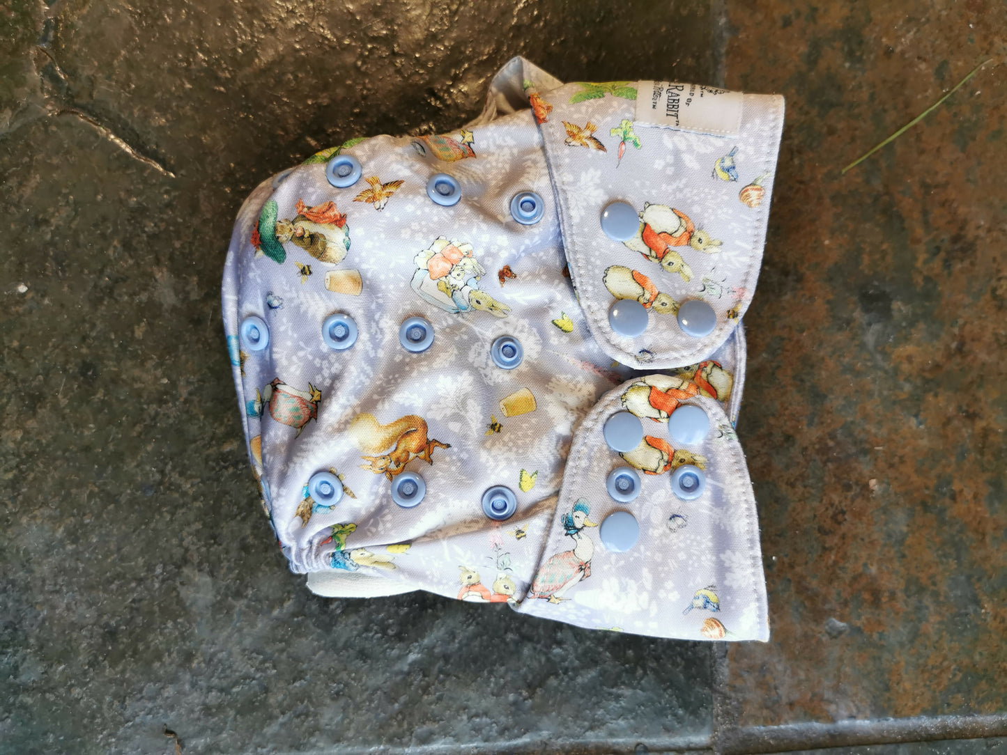 Monarch Peter rabbit reusable nappy