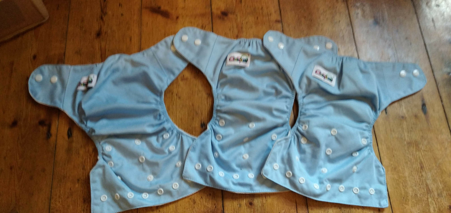 15 Reusable nappies cloth diaper with boosters and liner sheets