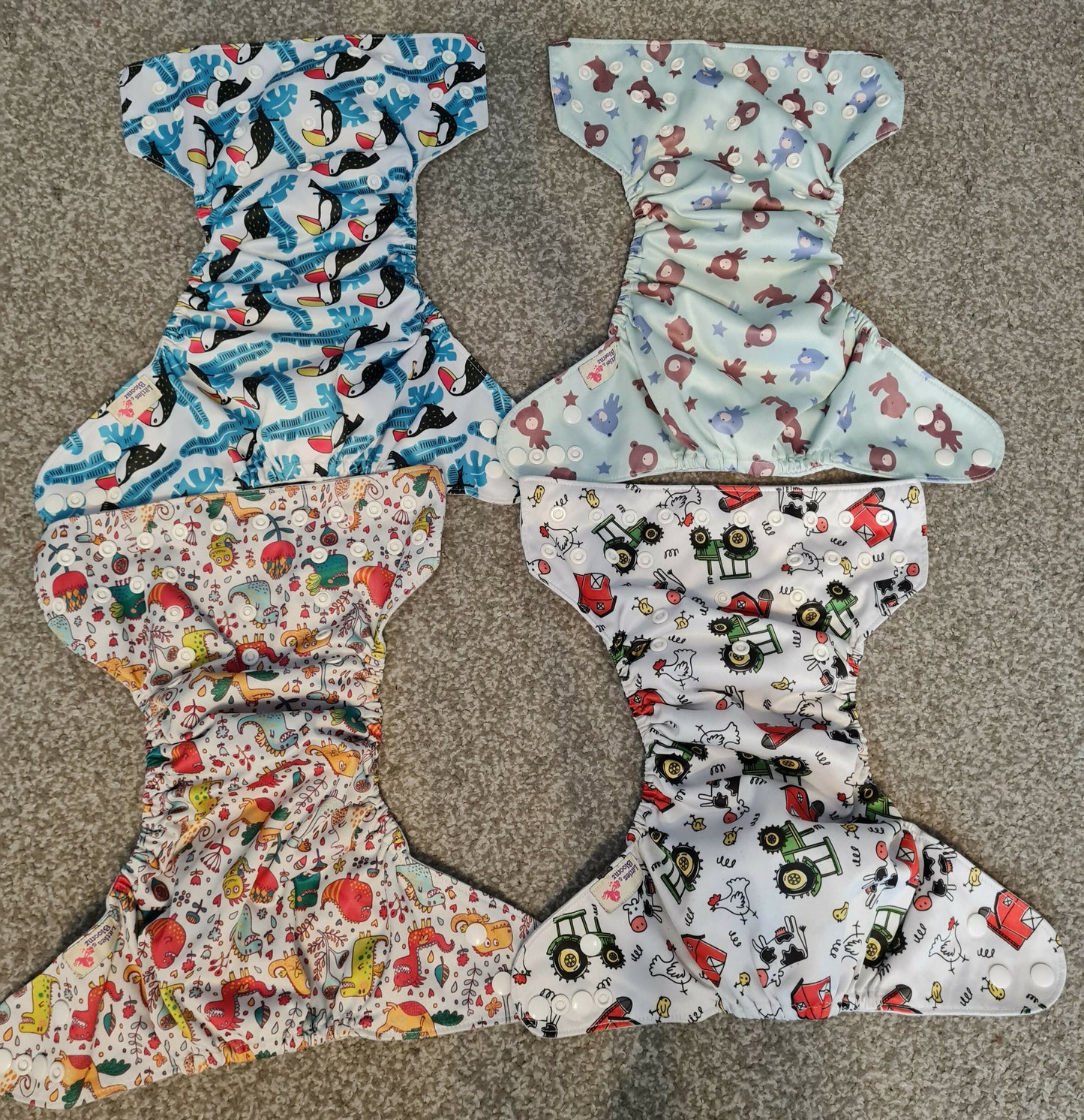 20 x Littles and Bloomz birth to potty pocket nappy covers bundle