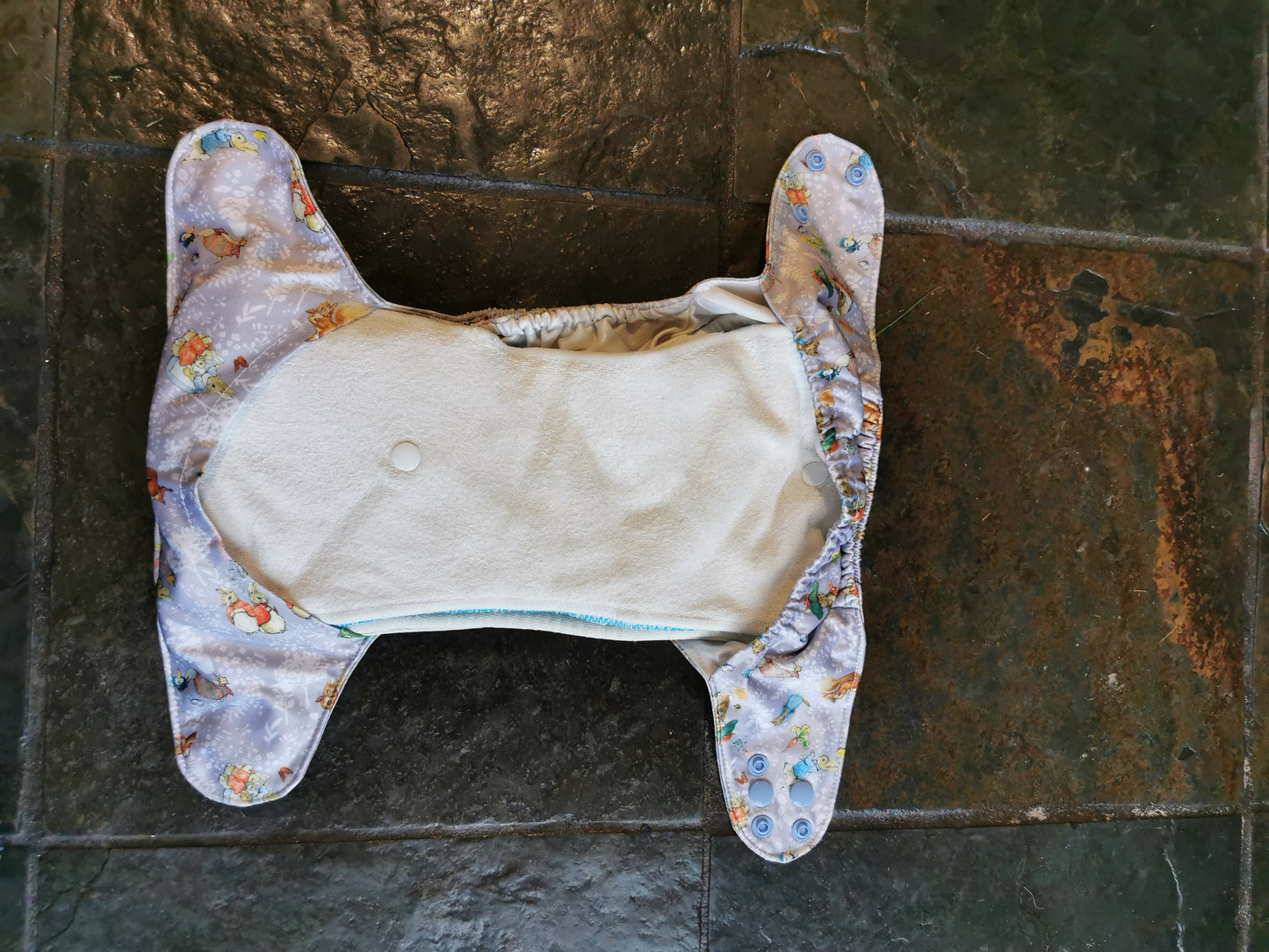 Monarch Peter rabbit reusable nappy