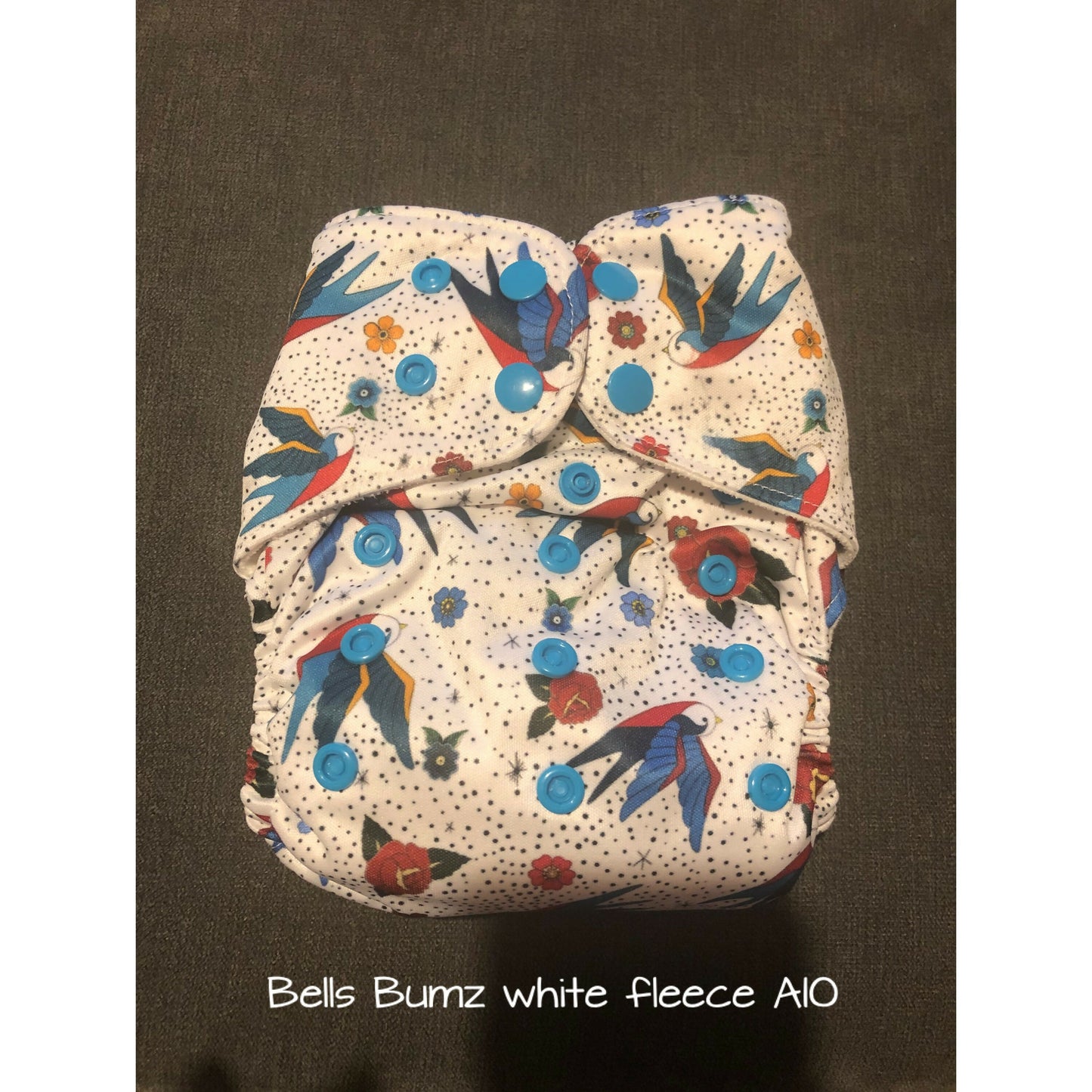 Bells Bumz All in One White Fleece