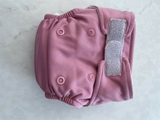 Baba and Boo New born pocket nappy pink