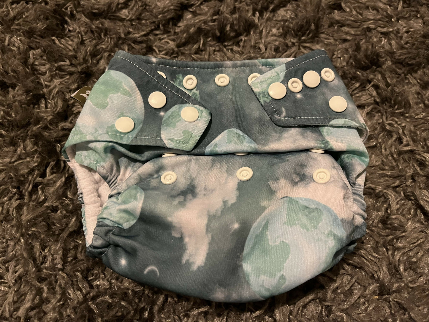 Little Lamb one size pocket nappy shell