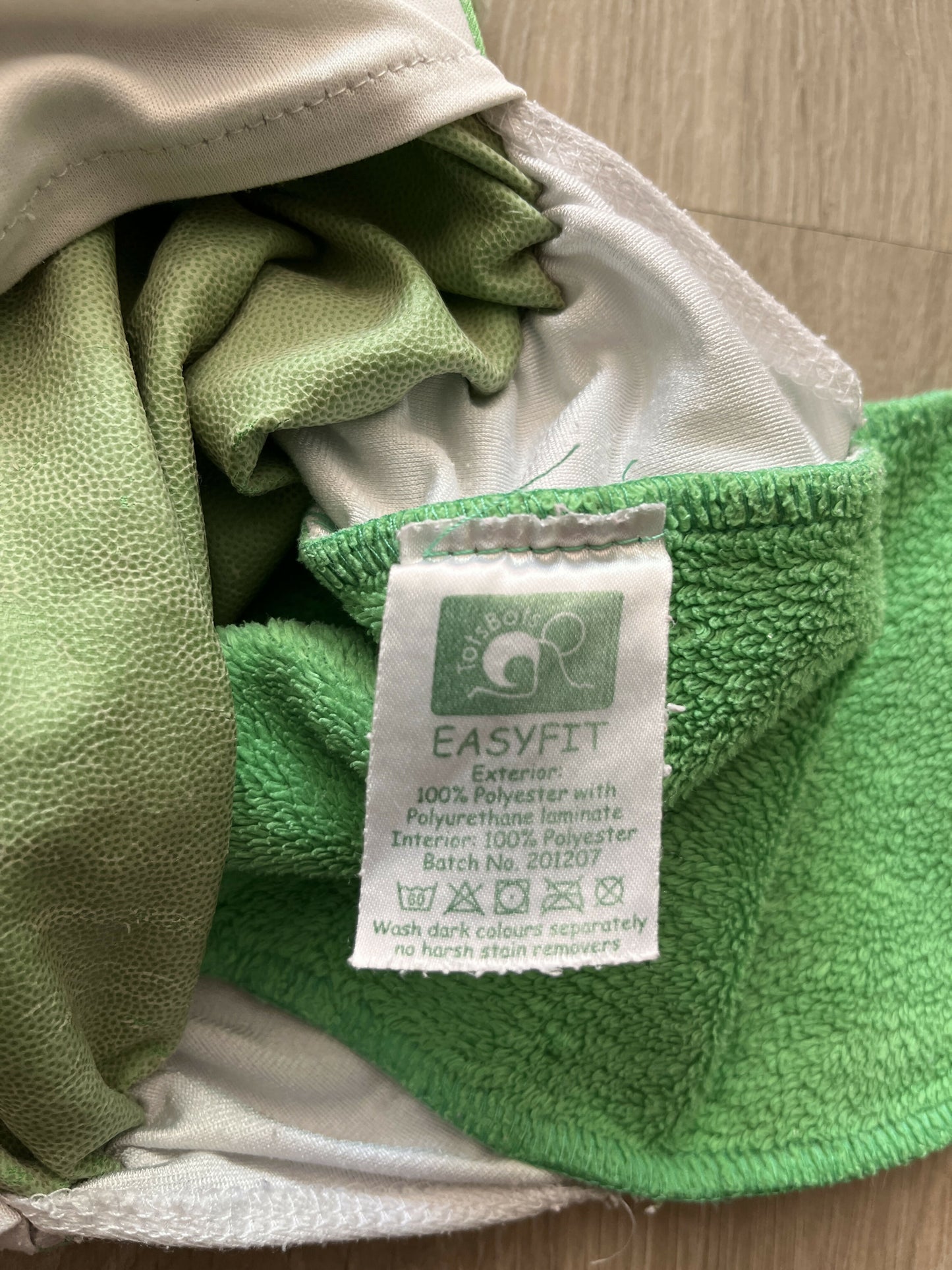 Green Tots bots easy fit All in one