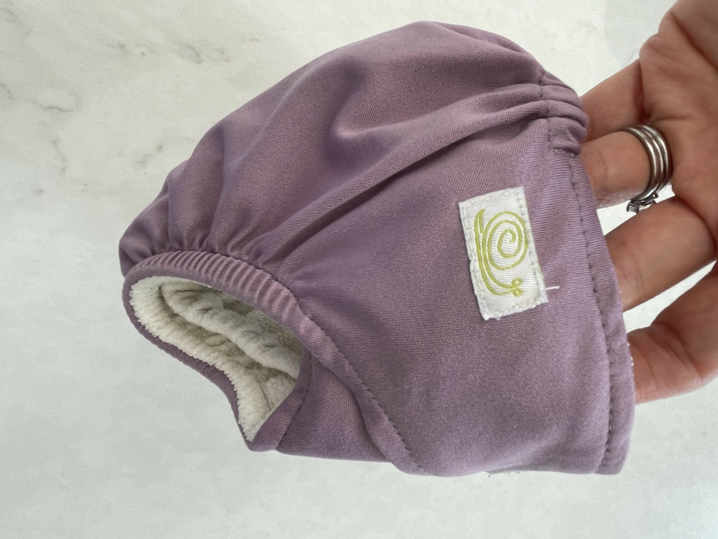 Baba and Boo New born pocket nappy purple