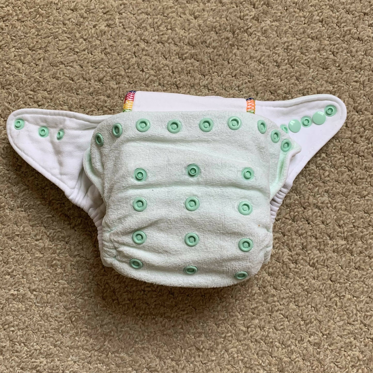 Baby Bare Honey Pot fitted nappy