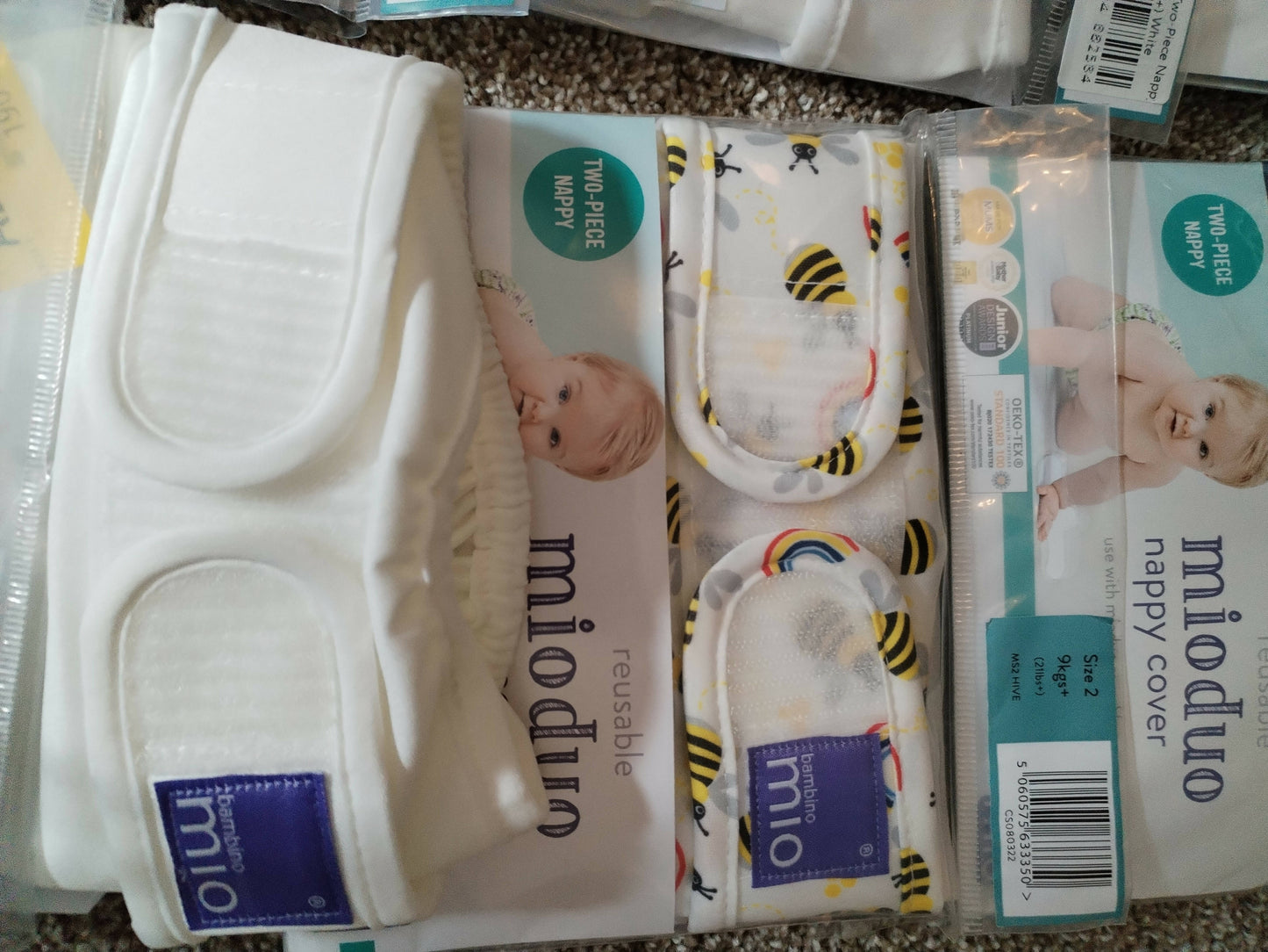 Bambino Mio - MioDuo - Two part nappy - Size 2 - Bee's - Brand New