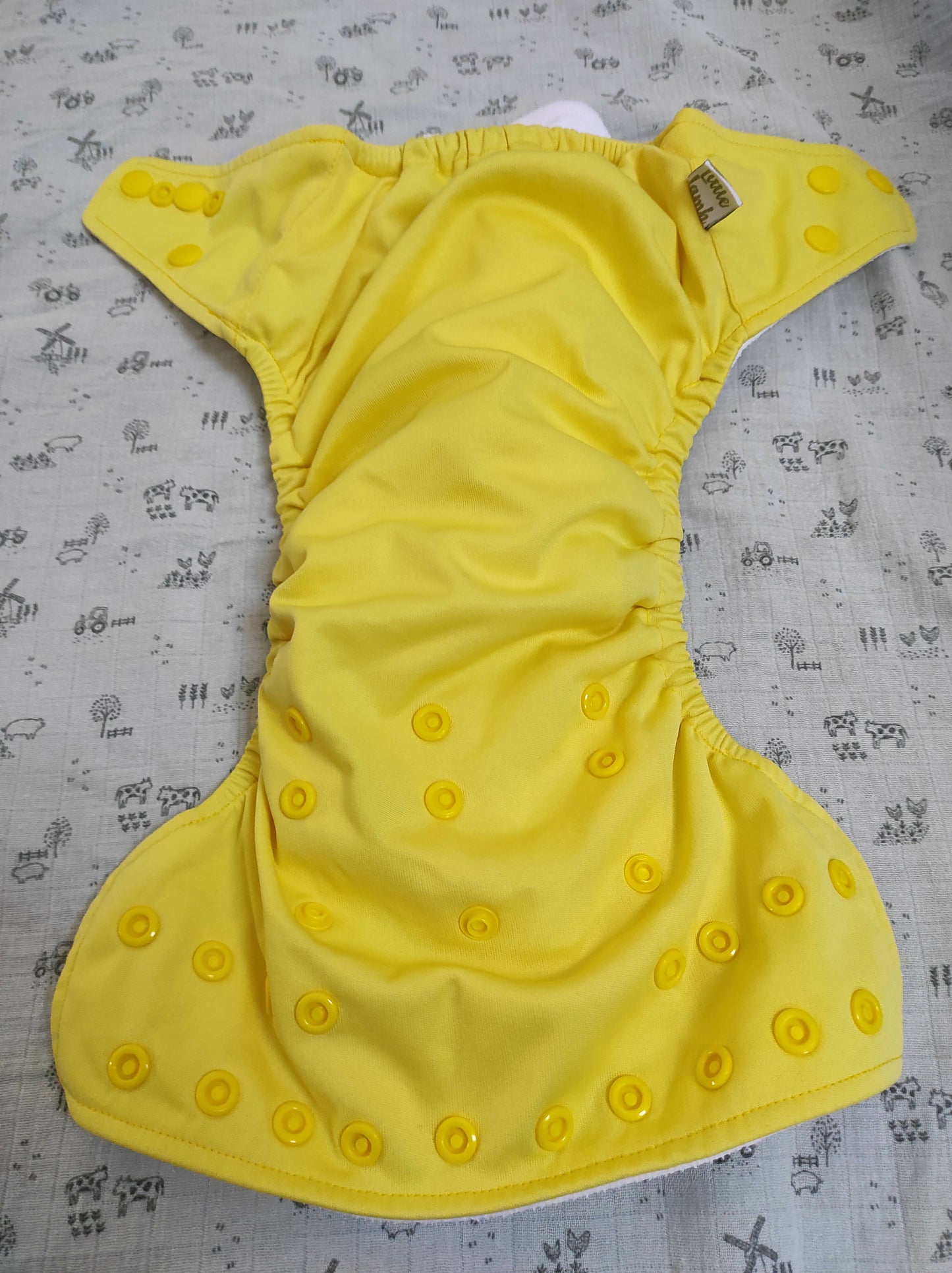 Yellow Little Lamb Pocket nappy