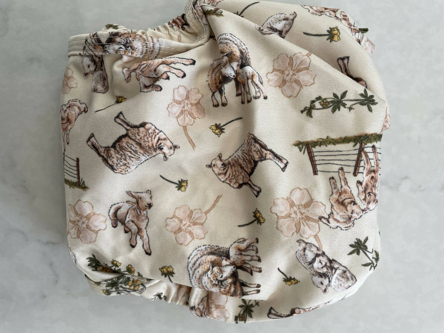 Little lamb sized pocket nappy (size2)