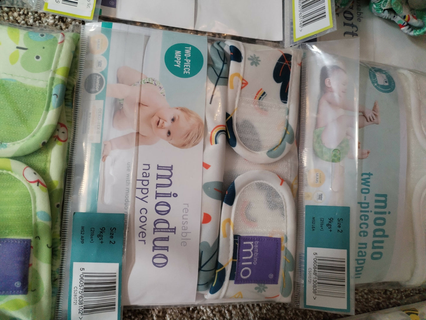 Bambino Mio - MioDuo - Two part nappy - Size 2 - Autum Leaves - Brand New