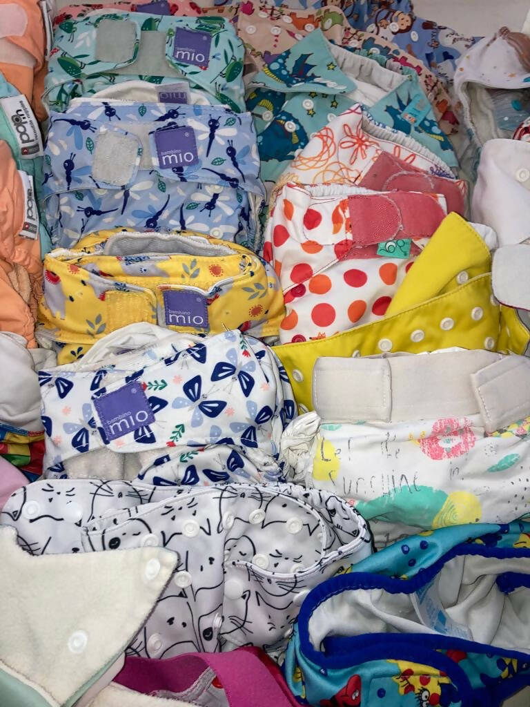 X 50 + complete system nappies with liners