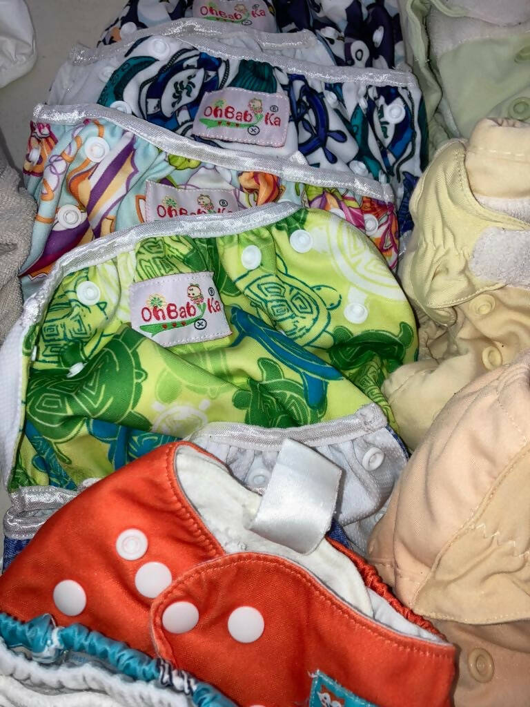 X 50 + complete system nappies with liners