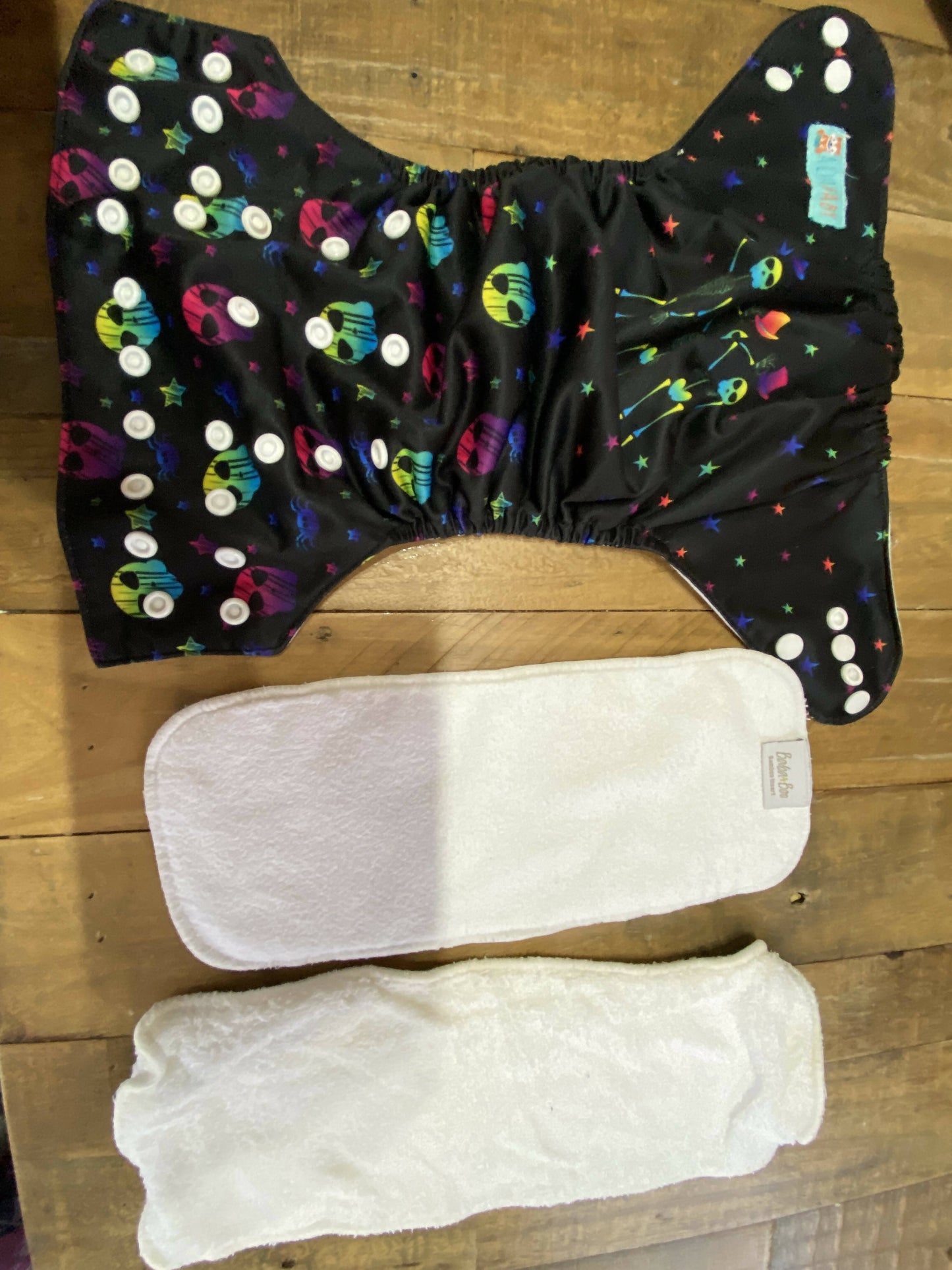 Boys Alva pocket nappies with inserts