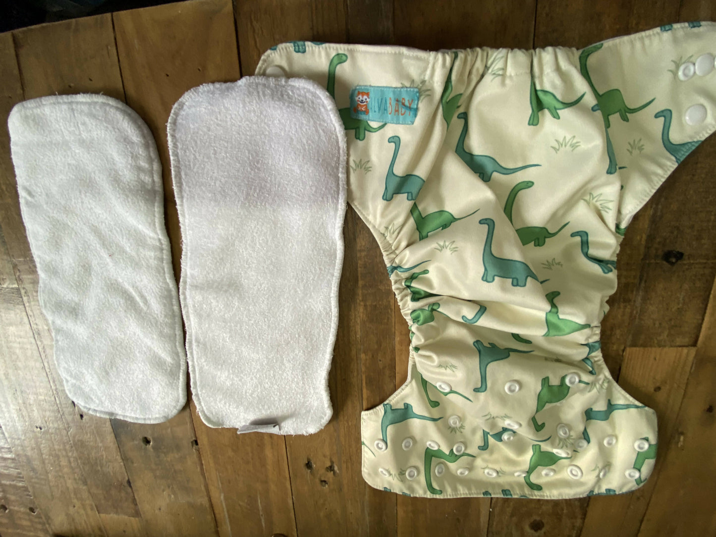 Boys Alva pocket nappies with inserts