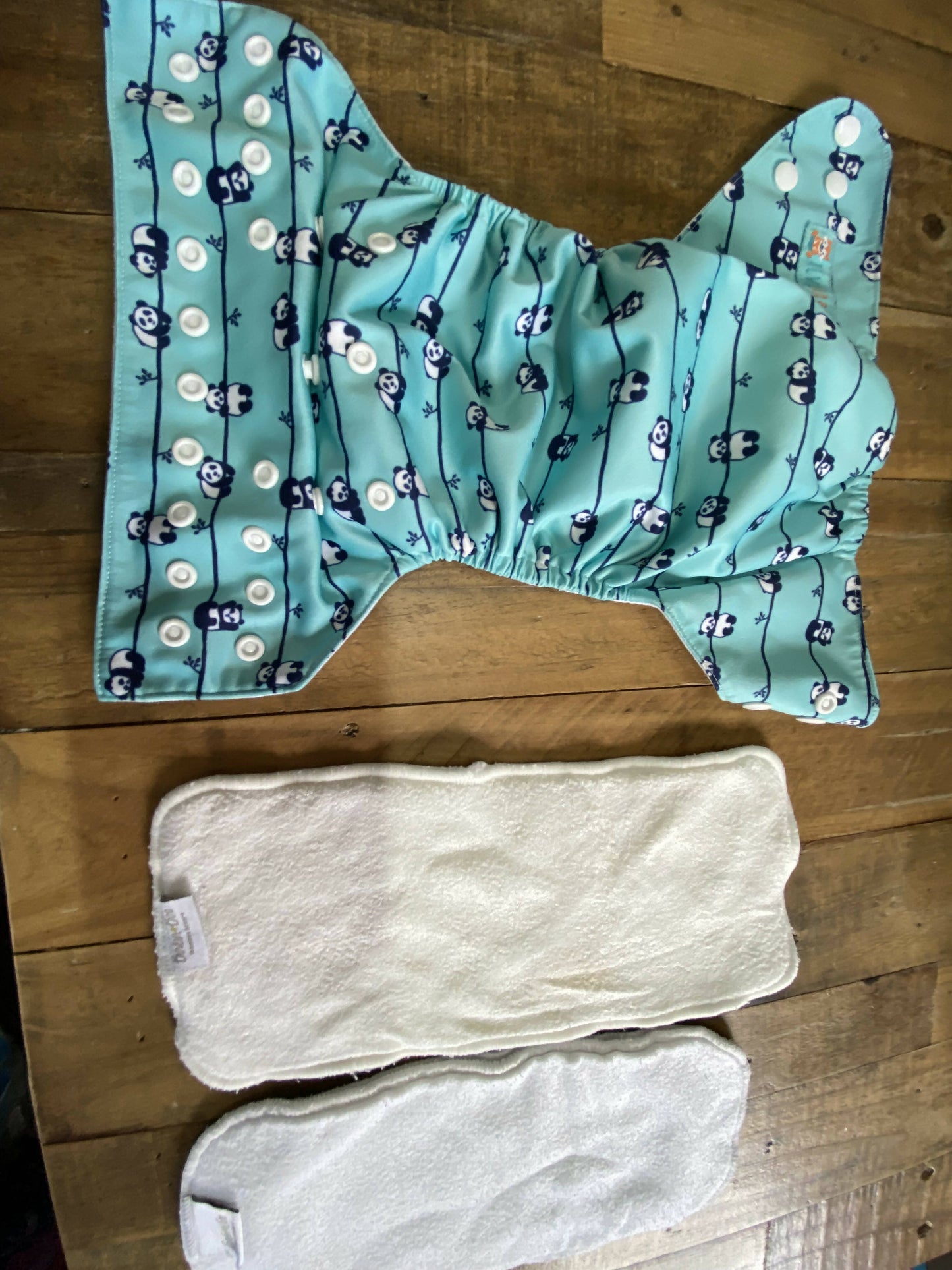 Boys Alva pocket nappies with inserts