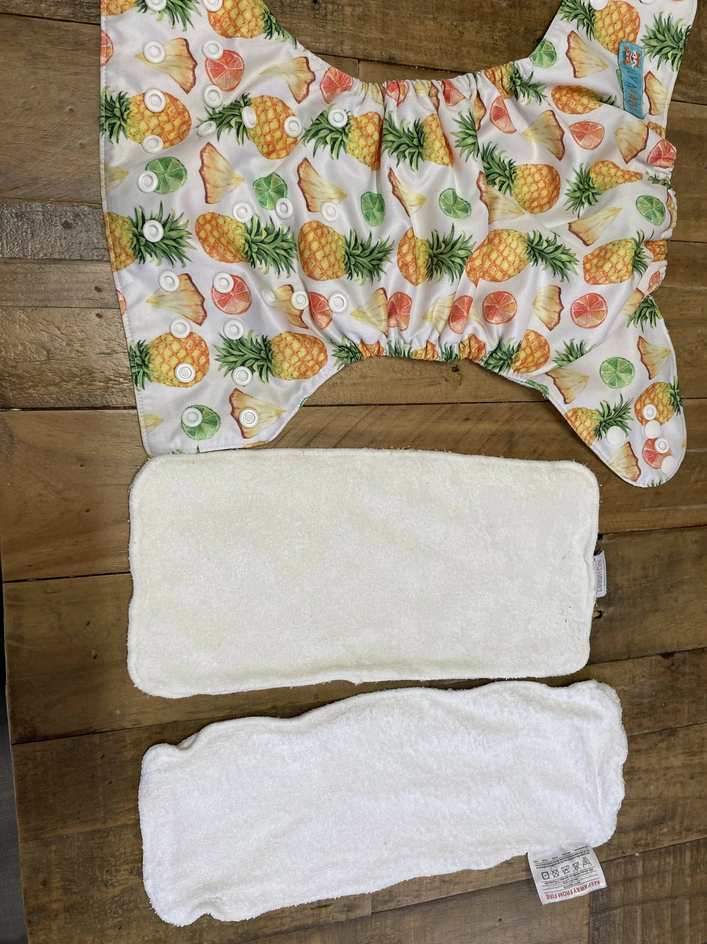 Boys Alva pocket nappies with inserts