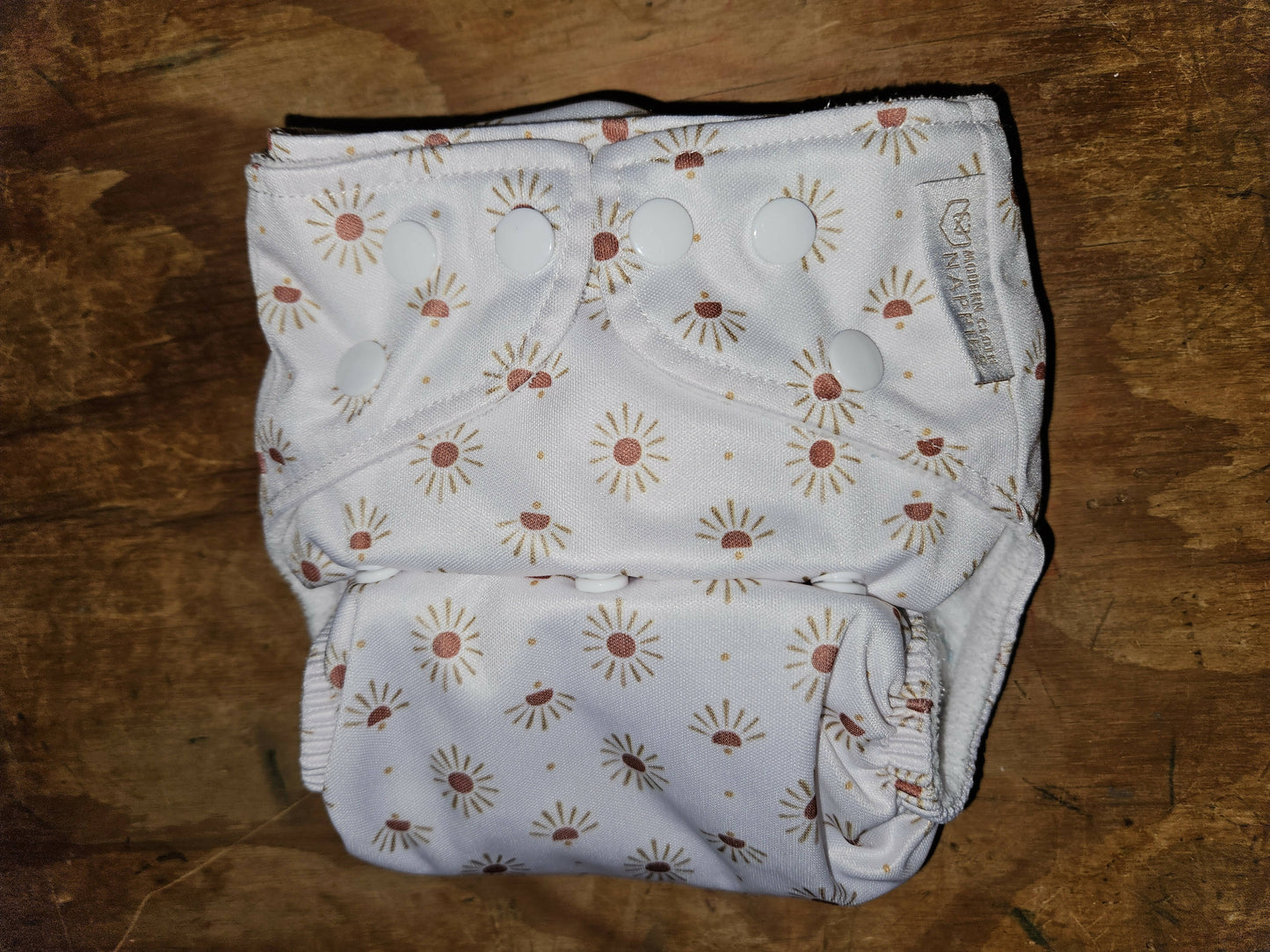 Modern Cloth Nappies One Size AIO Pearl Nappy