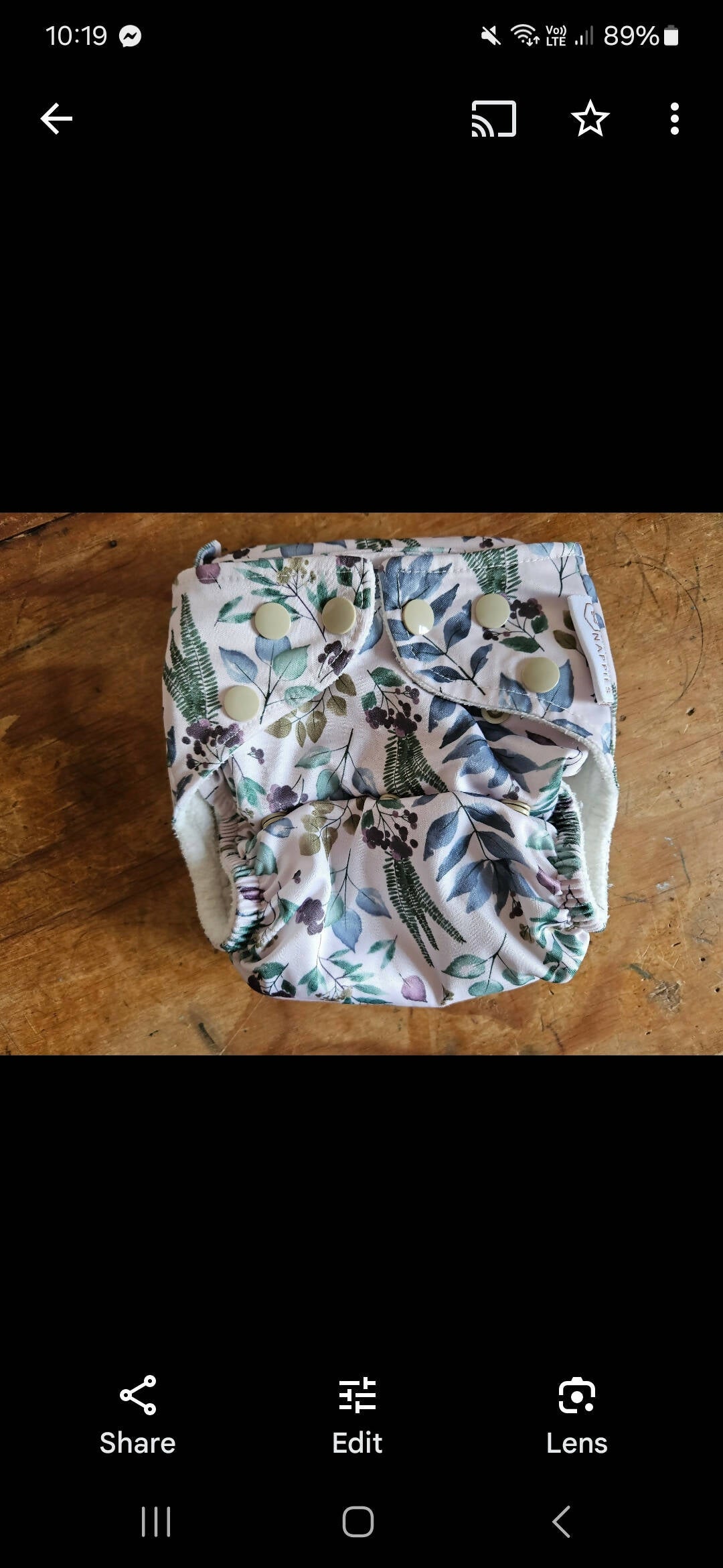 Modern Cloth Nappies One Size AIO Pearl Nappy